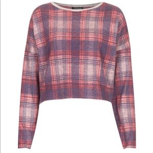 Topshop Laundry Check Sweat